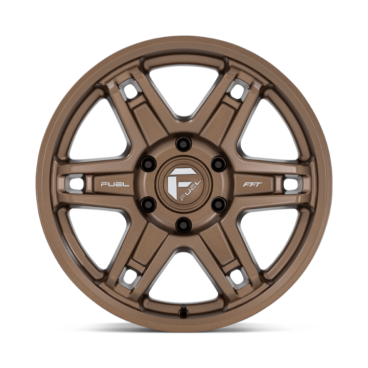 Jantă de Aluminiu, FUEL D837 SLAYER, 20x9.0, ET 1, 6x114.3, 66.06, Bronz - EDK.ro
