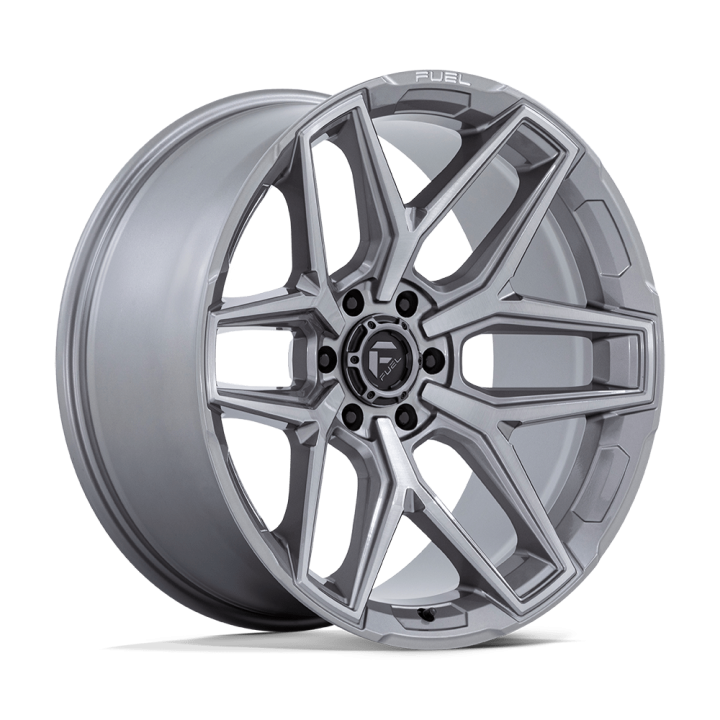 Alloy Wheel, FUEL FLUX, 18x9.0, ET 20, 6x114.3, 66.06, Platinum - EDK.ro