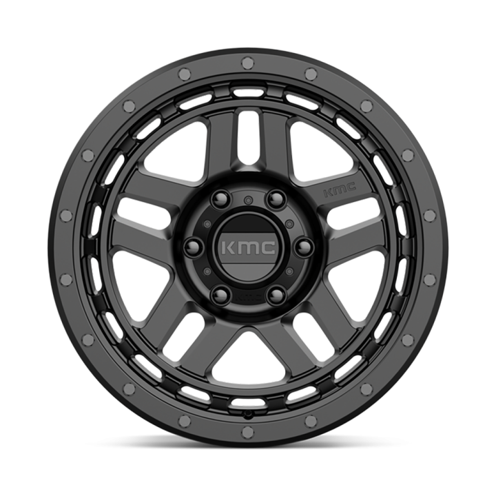Alloy Wheel, KMC KM540 RECON, 18x8.5, ET 18, 6x114.3, 66.06, Black - EDK.ro