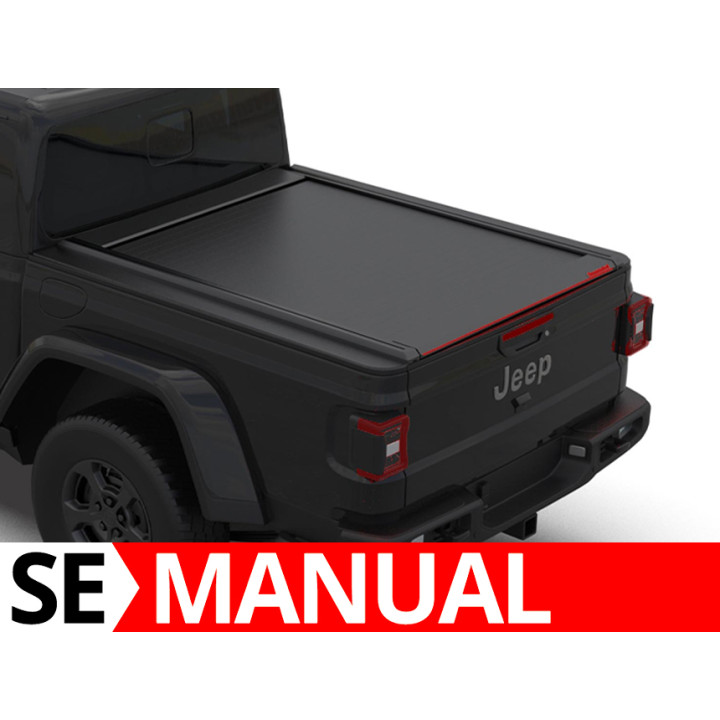 Manual Roll Top Tonneau Bed Cover, Tessera 4x4 SE, Jeep Gladiator 2020 - Present - EDK.ro