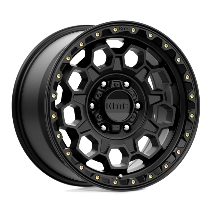 Jantă de Aluminiu, KMC KM545 TREK, 17x9.0, ET 18, 6x114.3, 66.06, Negru - EDK.ro