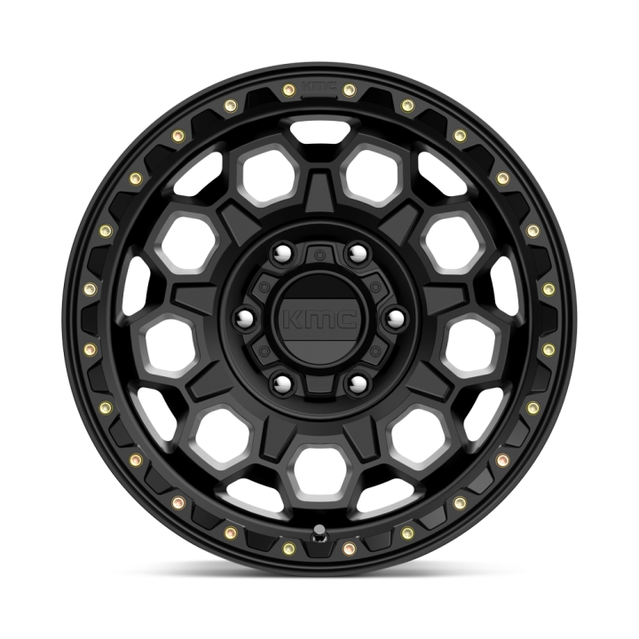Jantă de Aluminiu, KMC KM545 TREK, 17x9.0, ET 18, 6x114.3, 66.06, Negru - EDK.ro