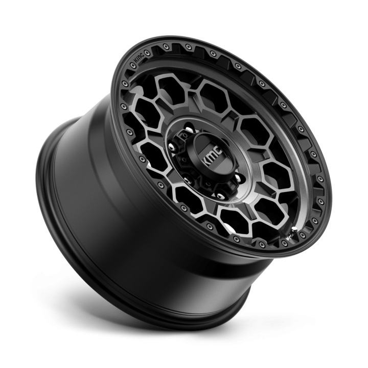 Alloy Wheel, KMC KM545 TREK, 17x9.0, ET 18, 6x114.3, 66.06, Black - EDK.ro