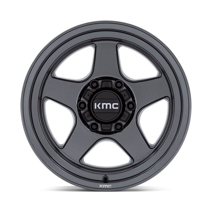Jantă de Aluminiu, KMC KM728 LOBO, 17x8.5, ET 18, 6x114.3, 66.06, Antracit - EDK.ro