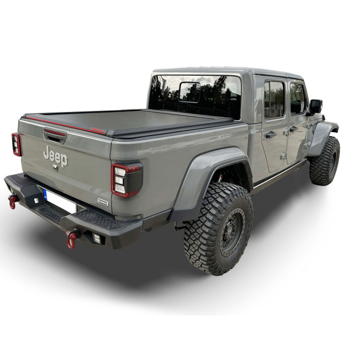 Manual Roll Top Tonneau Bed Cover, Tessera 4x4 SE, Jeep Gladiator 2020 - Present - EDK.ro