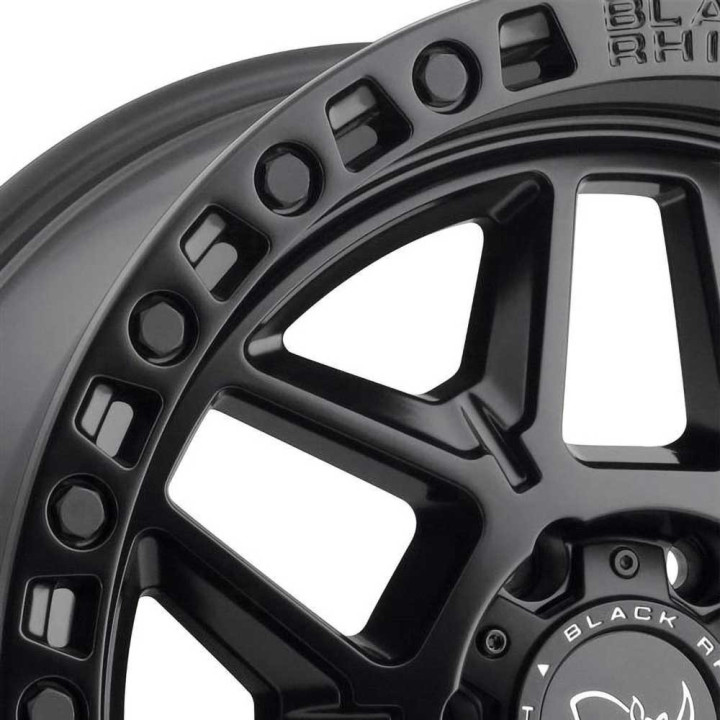 Alloy Wheel, Black Rhino KELSO, 20x9.0, ET 18, 6x114.3, 76.1, Black - EDK.ro