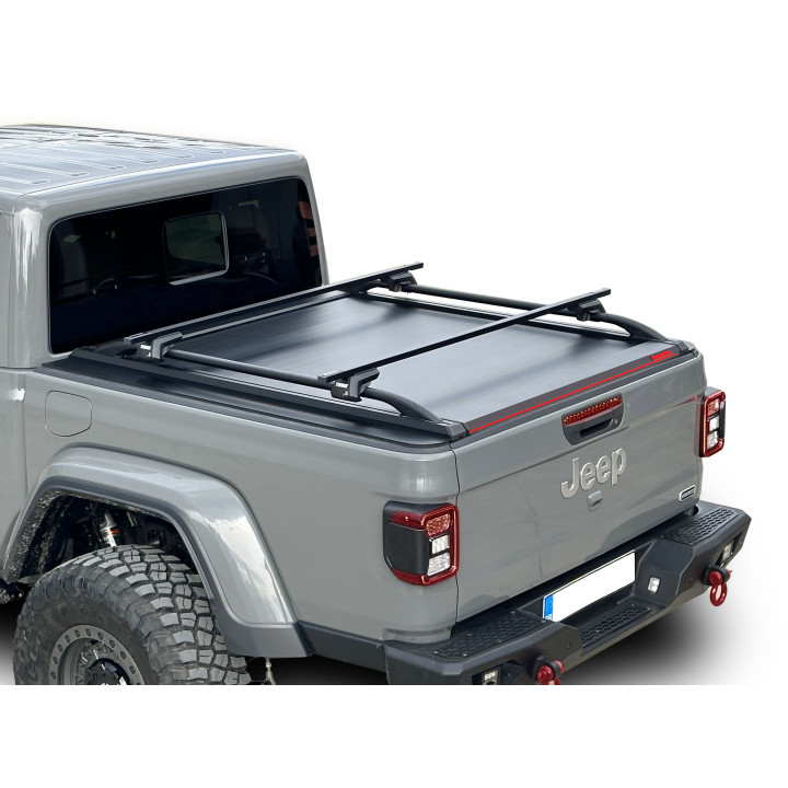 Manual Roll Top Tonneau Bed Cover, Tessera 4x4 SE, Jeep Gladiator 2020 - Present - EDK.ro