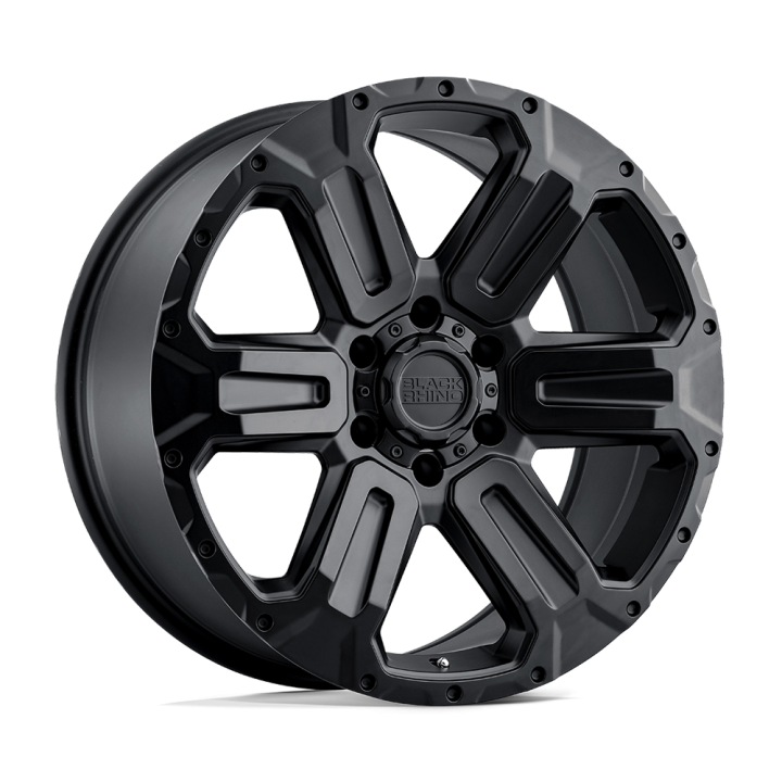 Alloy Wheel, Black Rhino WANAKA, 20x9.0, ET 35, 6x114.3, 76.1, Black - EDK.ro