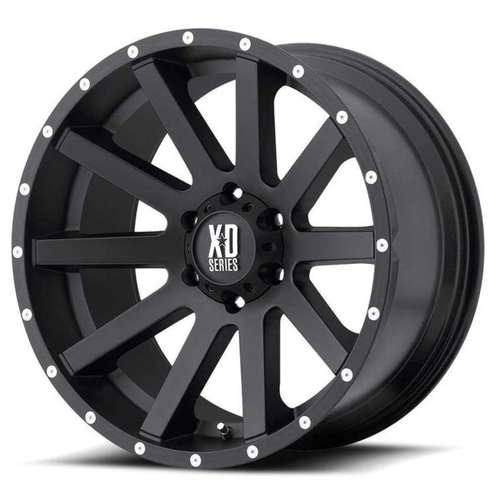 Jantă de Aluminiu, XD Series XD818 HEIST, 18x9.0, ET 30, 6x114.3, 72.6, Negru - EDK.ro