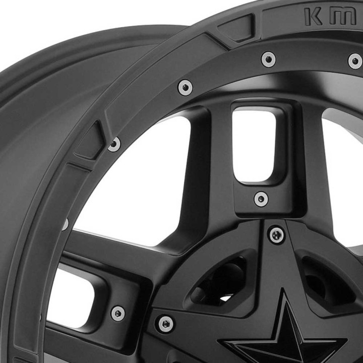 Jantă de Aluminiu, XD Series XD827 ROCKSTAR III, 20x9.0, ET 18, 6x114.3, 72.6, Negru - EDK.ro