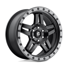 Alloy Wheel, FUEL D557 ANZA, 18x8.0, ET 27, 6x120, 67.06, Black - EDK.ro