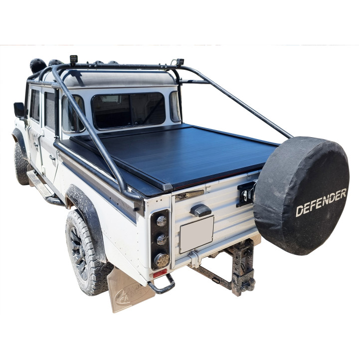 Manual Roll Top Tonneau Bed Cover, Tessera 4x4 SE, Land Rover Defender 130 1983 - 2016 - EDK.ro