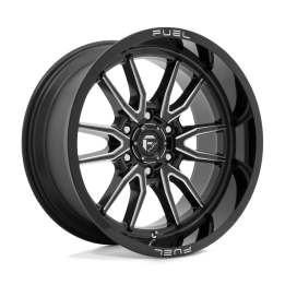 Alloy Wheel, FUEL D761 CLASH, 17x9.0, ET 1, 6x120, 67.06, Black - EDK.ro