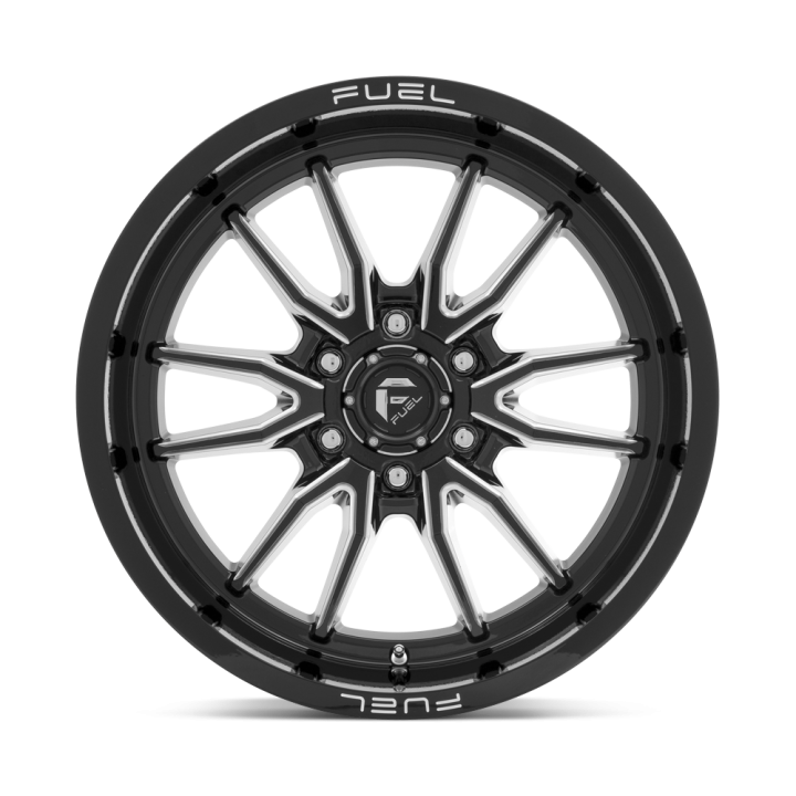 Jantă de Aluminiu, FUEL D761 CLASH, 18x9.0, ET 1, 6x120, 67.06, Negru - EDK.ro