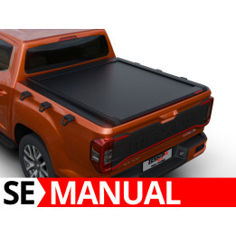 Manual Roll Top Tonneau Bed Cover, Tessera 4x4 SE, Maxus T60 2023 - Present - EDK.ro