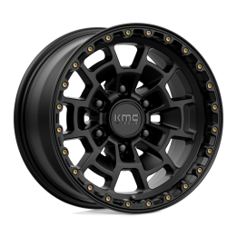 Alloy Wheel, KMC KM718 SUMMIT, 16x8.0, ET 0, 6x120, 66.9, Black - EDK.ro