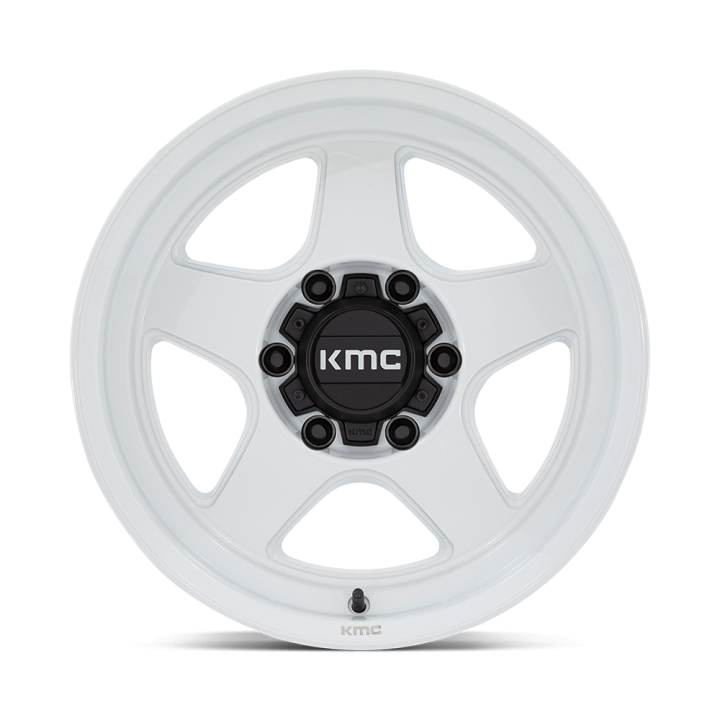 Jantă de Aluminiu, KMC KM728 LOBO, 17x8.5, ET -10, 6x120, 66.9, Alb - EDK.ro