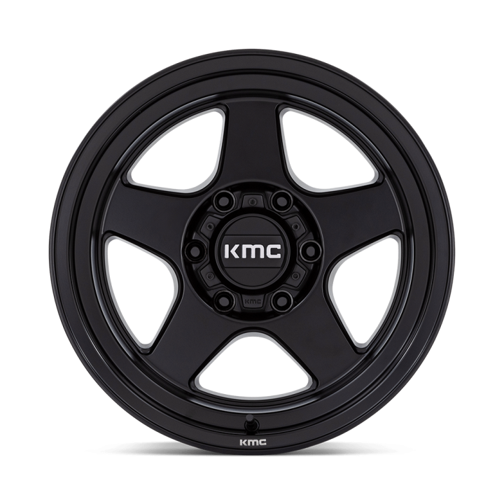 Jantă de Aluminiu, KMC KM728 LOBO, 17x8.5, ET 18, 6x120, 66.9, Negru - EDK.ro