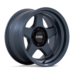 Jantă de Aluminiu, KMC KM728 LOBO, 17x8.5, ET 18, 6x120, 66.9, Albastru - EDK.ro
