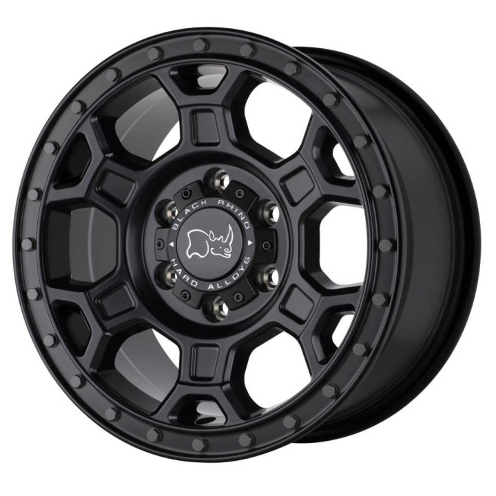 Jantă de Aluminiu, Black Rhino MIDHILL, 18x8.0, ET 48, 6x130, 84.1, Negru - EDK.ro
