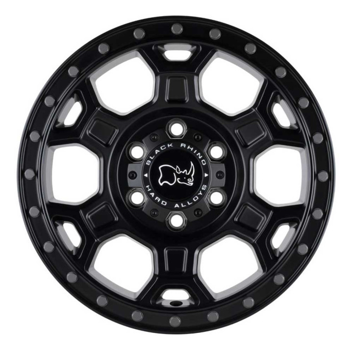 Jantă de Aluminiu, Black Rhino MIDHILL, 18x8.0, ET 48, 6x130, 84.1, Negru - EDK.ro