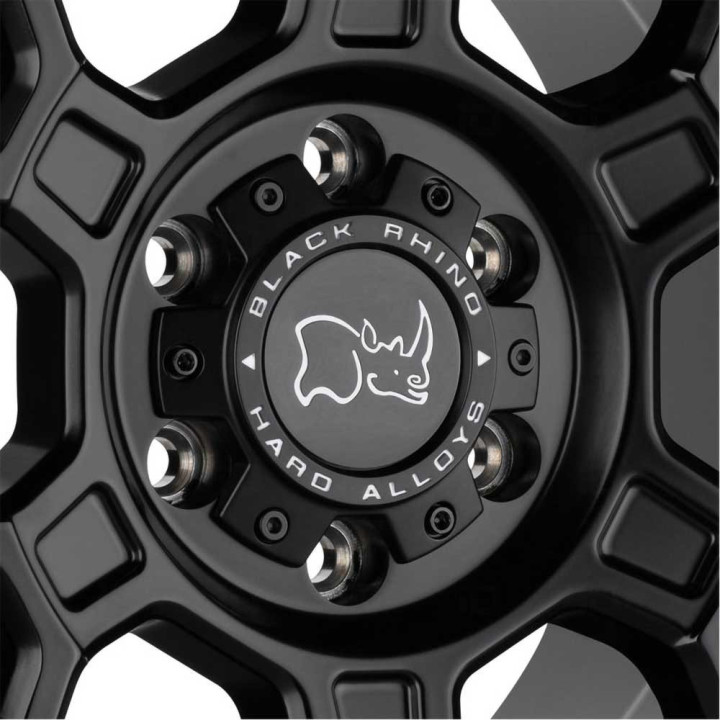 Jantă de Aluminiu, Black Rhino MIDHILL, 18x8.0, ET 48, 6x130, 84.1, Negru - EDK.ro