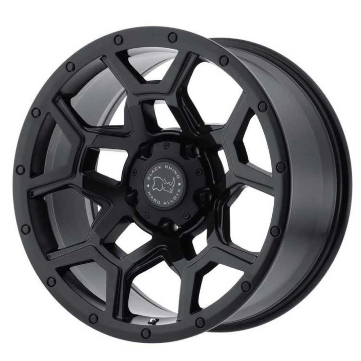 Alloy Wheel, Black Rhino OVERLAND, 17x8.0, ET 52, 6x130, 84.1, Black - EDK.ro