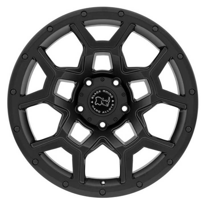Jantă de Aluminiu, Black Rhino OVERLAND, 17x8.0, ET 52, 6x130, 84.1, Negru - EDK.ro