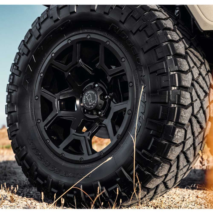Alloy Wheel, Black Rhino OVERLAND, 17x8.0, ET 52, 6x130, 84.1, Black - EDK.ro