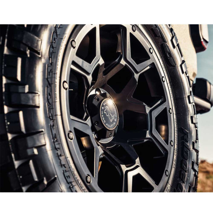 Alloy Wheel, Black Rhino OVERLAND, 17x8.0, ET 52, 6x130, 84.1, Black - EDK.ro