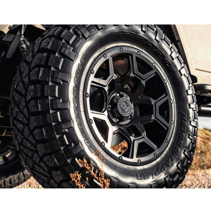 Jantă de Aluminiu, Black Rhino OVERLAND, 17x8.0, ET 52, 6x130, 84.1, Negru - EDK.ro