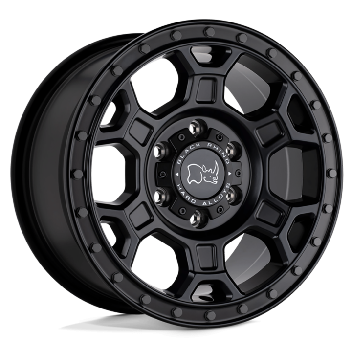 Alloy Wheel, Black Rhino MIDHILL, 17x8.0, ET 45, 6x130, 84.1, Black - EDK.ro