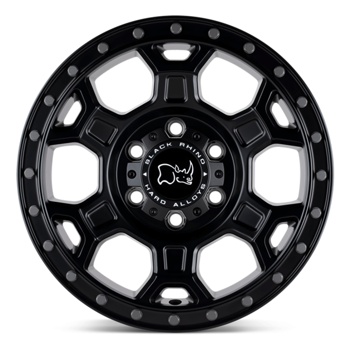 Jantă de Aluminiu, Black Rhino MIDHILL, 17x8.0, ET 45, 6x130, 84.1, Negru - EDK.ro