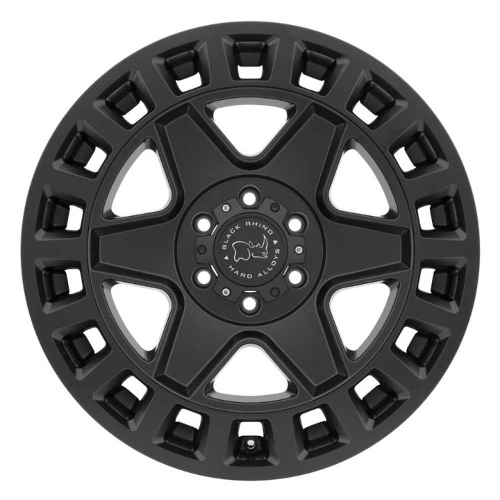Alloy Wheel, Black Rhino YORK, 17x8.0, ET 52, 6x130, 84.1, Black - EDK.ro