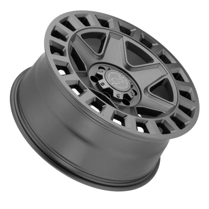 Alloy Wheel, Black Rhino YORK, 17x8.0, ET 52, 6x130, 84.1, Gunmetal - EDK.ro