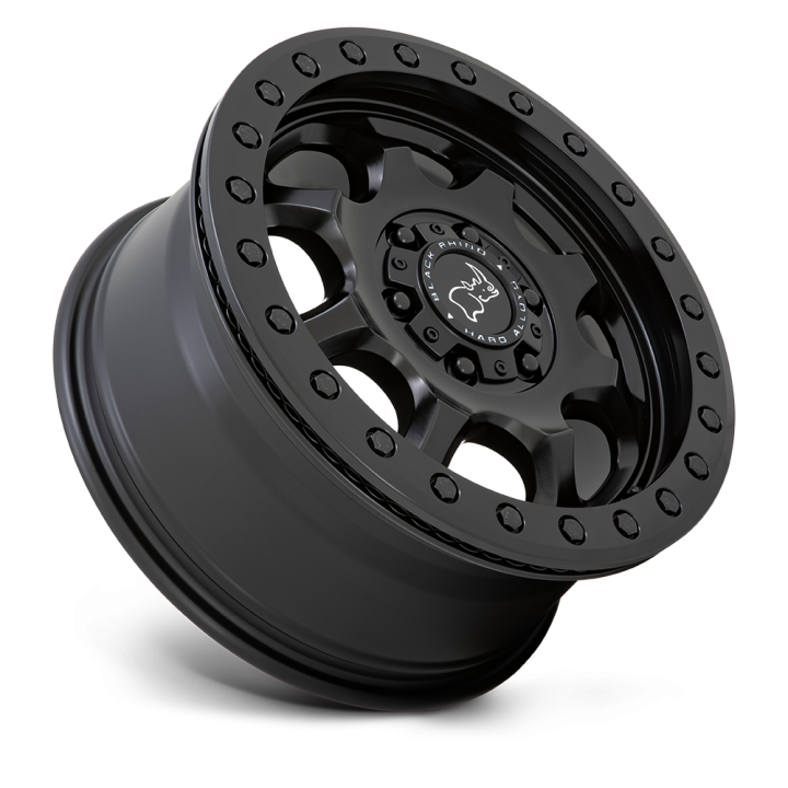 Alloy Wheel, Black Rhino VENTURE Beadlock, 17x8.0, ET 38, 6x130, 84.1, Black - EDK.ro