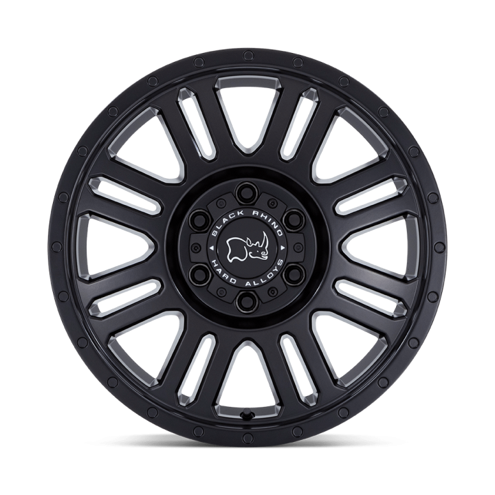 Alloy Wheel, Black Rhino YELLOWSTONE, 16x8.0, ET 38, 6x130, 84.1, Black - EDK.ro