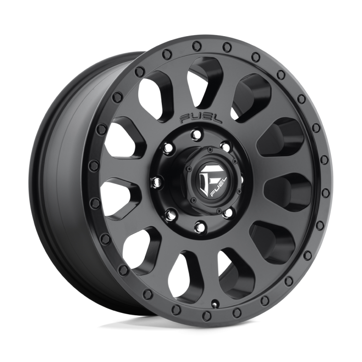 Alloy Wheel, FUEL D579 VECTOR, 17x9.0, ET -12, 6x135, 87.1, Black - EDK.ro