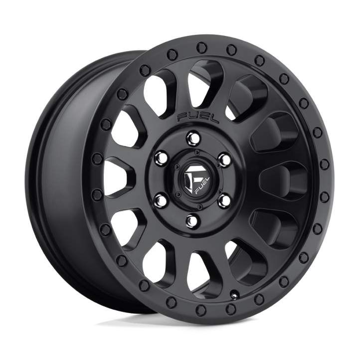 Alloy Wheel, FUEL D579 VECTOR, 17x8.5, ET 7, 6x135, 87.1, Black - EDK.ro