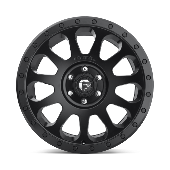 Jantă de Aluminiu, FUEL D579 VECTOR, 20x9.0, ET 20, 6x135, 87.1, Negru - EDK.ro