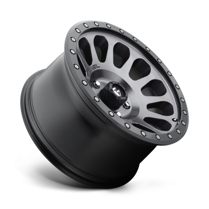 Alloy Wheel, FUEL D601 VECTOR, 18x9.0, ET 1, 6x135, 87.1, Black - EDK.ro