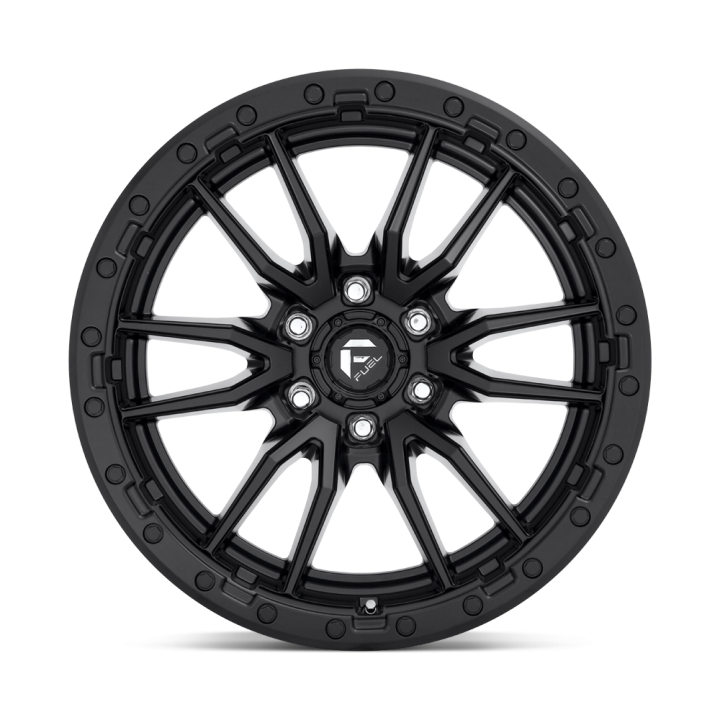 Alloy Wheel, FUEL D679 REBEL, 20x10.0, ET -18, 6x135, 87.1, Black - EDK.ro