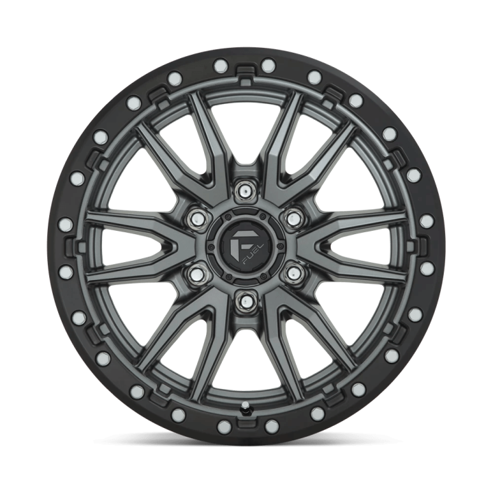 Jantă de Aluminiu, FUEL D680 REBEL, 17x9.0, ET 1, 6x135, 87.1, Negru - EDK.ro