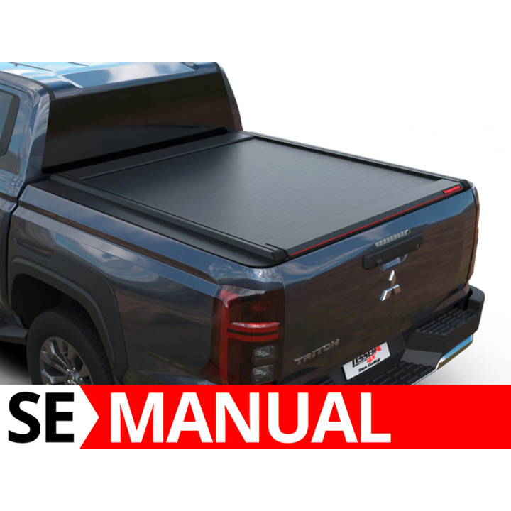 Manual Roll Top Tonneau Bed Cover, Tessera 4x4 SE, Mitsubishi L200 Double Cab 2024 - Present - EDK.ro