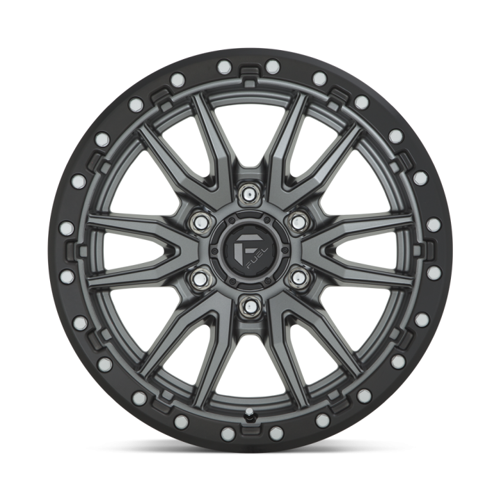 Alloy Wheel, FUEL D680 REBEL, 18x9.0, ET 20, 6x135, 87.1, Black - EDK.ro