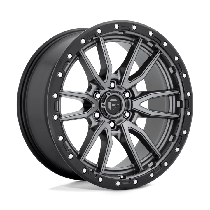 Alloy Wheel, FUEL D680 REBEL, 20x9.0, ET 20, 6x135, 87.1, Black - EDK.ro