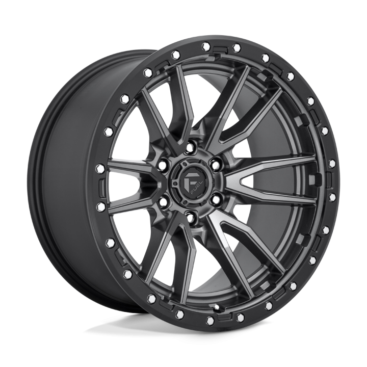 Jantă de Aluminiu, FUEL D680 REBEL, 20x10.0, ET -18, 6x135, 87.1, Negru - EDK.ro