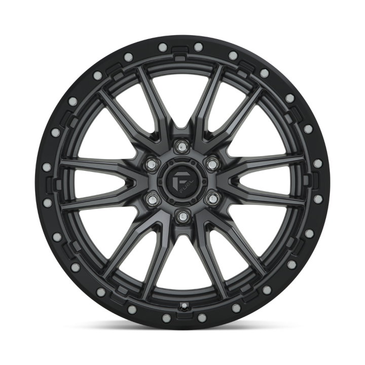 Jantă de Aluminiu, FUEL D680 REBEL, 20x10.0, ET -18, 6x135, 87.1, Negru - EDK.ro