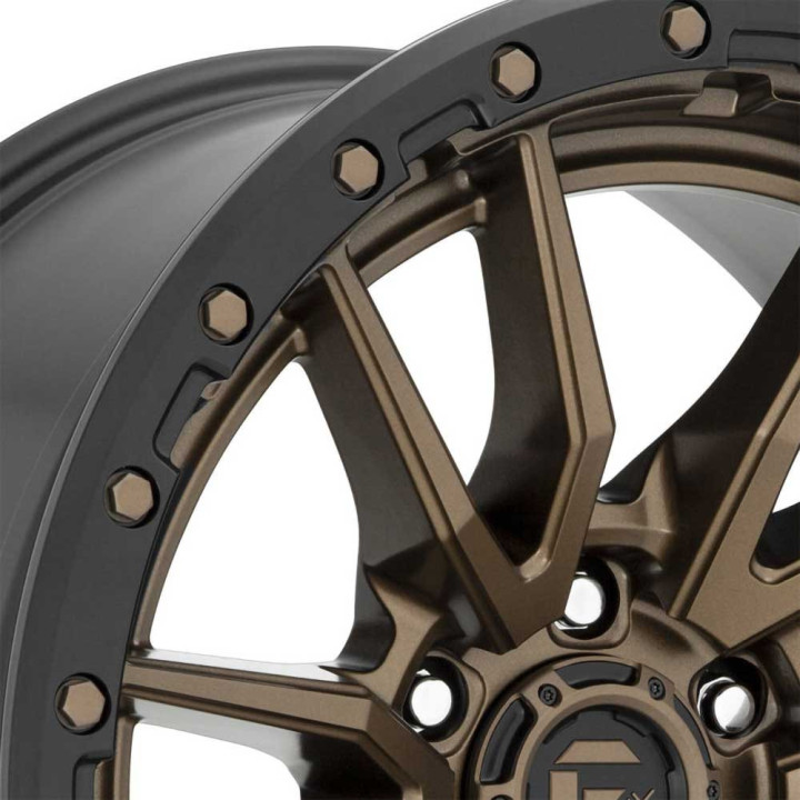 Alloy Wheel, FUEL D681 REBEL 6, 20x10.0, ET -18, 6x135, 87.1, Black - EDK.ro