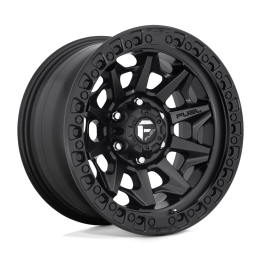 Alloy Wheel, FUEL D694 COVERT, 17x9.0, ET 1, 6x135, 87.1, Black - EDK.ro